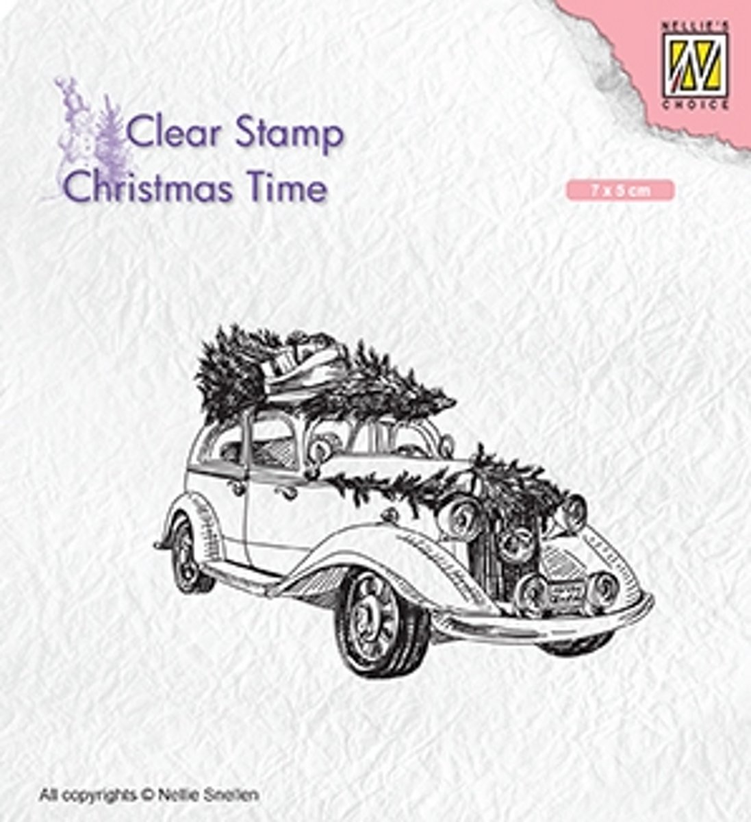 CT031 Clear Stamps Christmas time Christmas tree Transport
